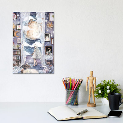 Moon Lullably by Cherriuki - Wrapped Canvas Gallery-Wrapped Canvas Giclée