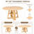 Extendable Round To Oval Dining Table With Removable Leaf And Storage Shelf