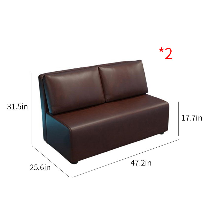 Banc rembourré en similicuir