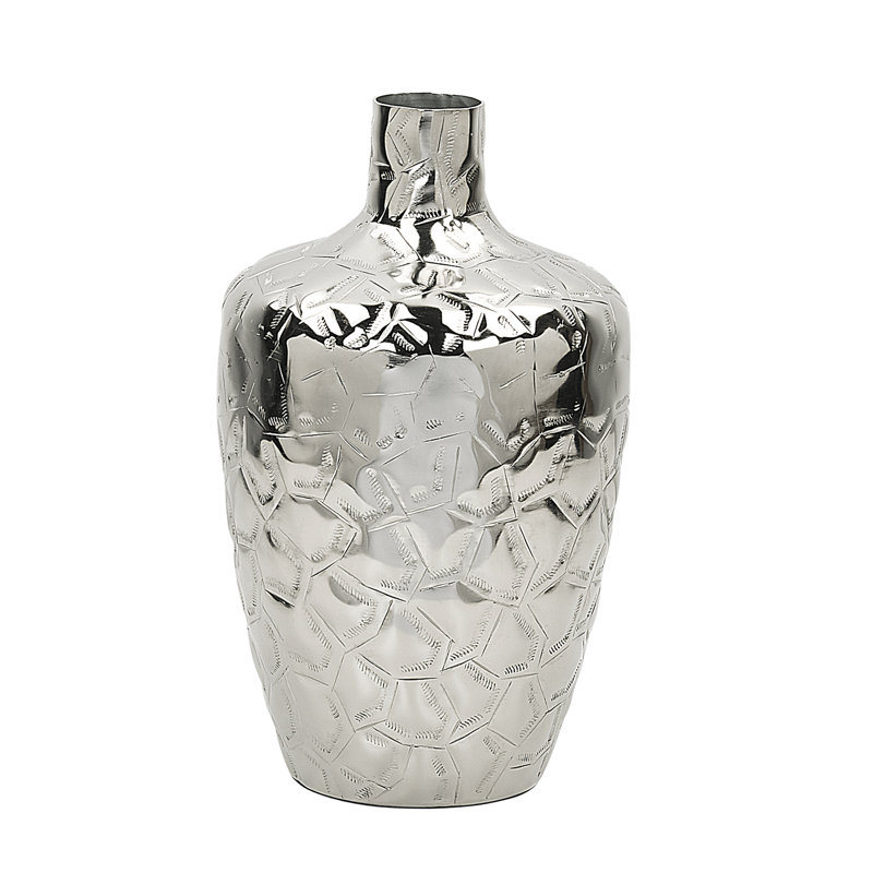 Colstrip Handmade Metal Table Vase, 33cm H x 19cm W x 19cm D