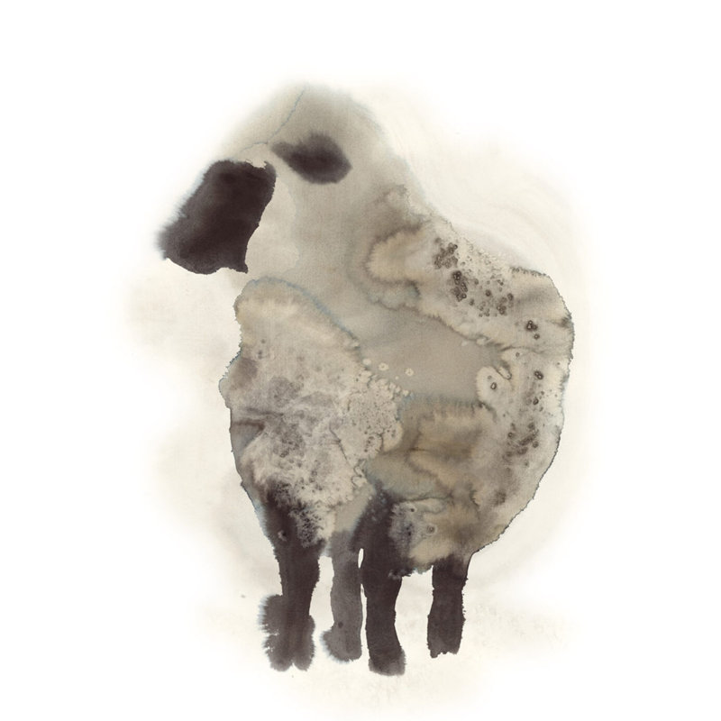 So Fluffy 3 Print by Ngo, PC, 35" H x 27" W, White Framed