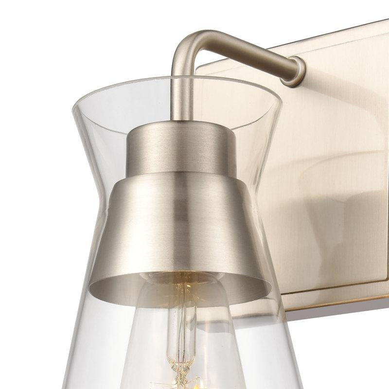 Pindall Dimmable Vanity Light, Satin Nickel
