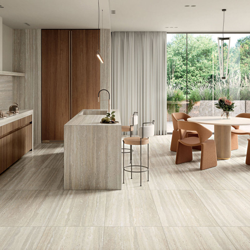 Travertino 24" x 48" Matte, Crema