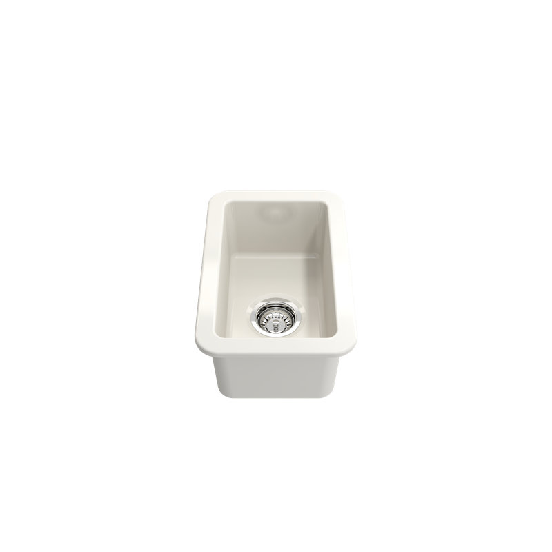 12'' L Kitchen Sink, Biscuit