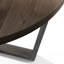 Armor Oak Round Wood Top Dining Table with Steel Base-193845812