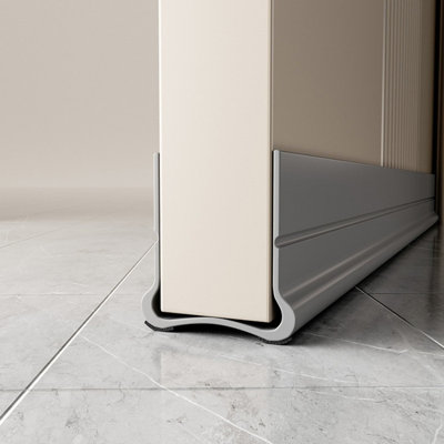 Nouvelle mise à niveau 36,6 pouces sous la porte de coupe-froid, longueur de coupe libre, pour la cuisine de la chambre en bas de la porte, sous le bouchon de porte