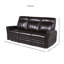 Canapé inclinable en cuir 79,5 po Aonghas