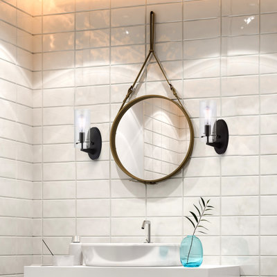 Applique de salle de bain 1 lumière à intensité réglable Omak