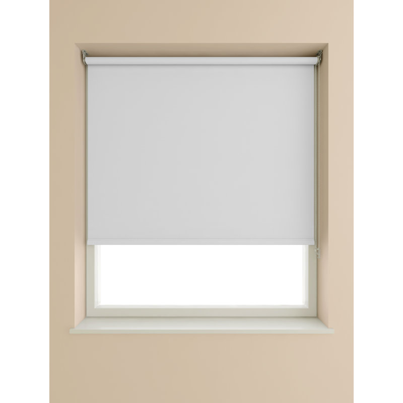 Blackout Roller Blind, 120cm W x 175cm L, White