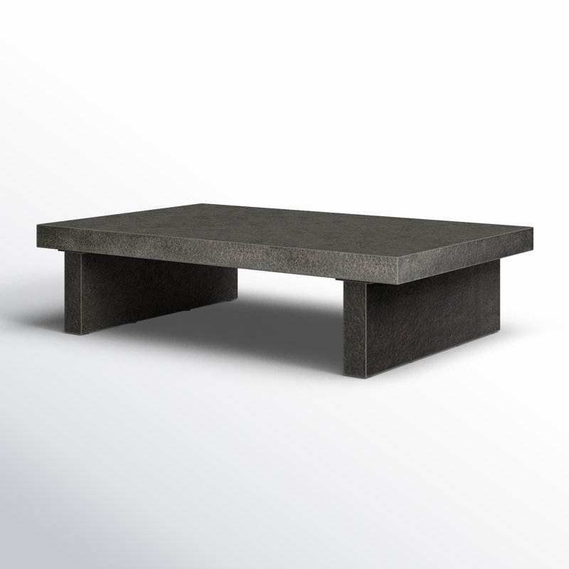 Myles 55'' Concrete Outdoor Coffee Table