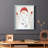 Festive Snowman III Framed Print - Solid Wood-1777291086-1777291062