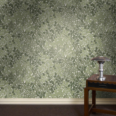 FOLIAGE Magna Wallpaper  - Apple 9'10" - full height wallpaper