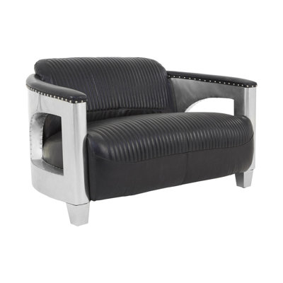Oronoco 2 Seater Genuine Leather Loveseat