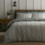 Micro Check Cotton Striped Duvet Cover Set-134515753