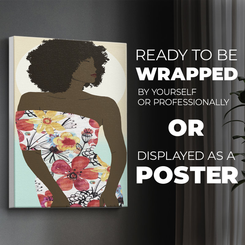 You Go Woman II - Impression sur toile seulement - NON-CADRE, H 18 po x l 12 po