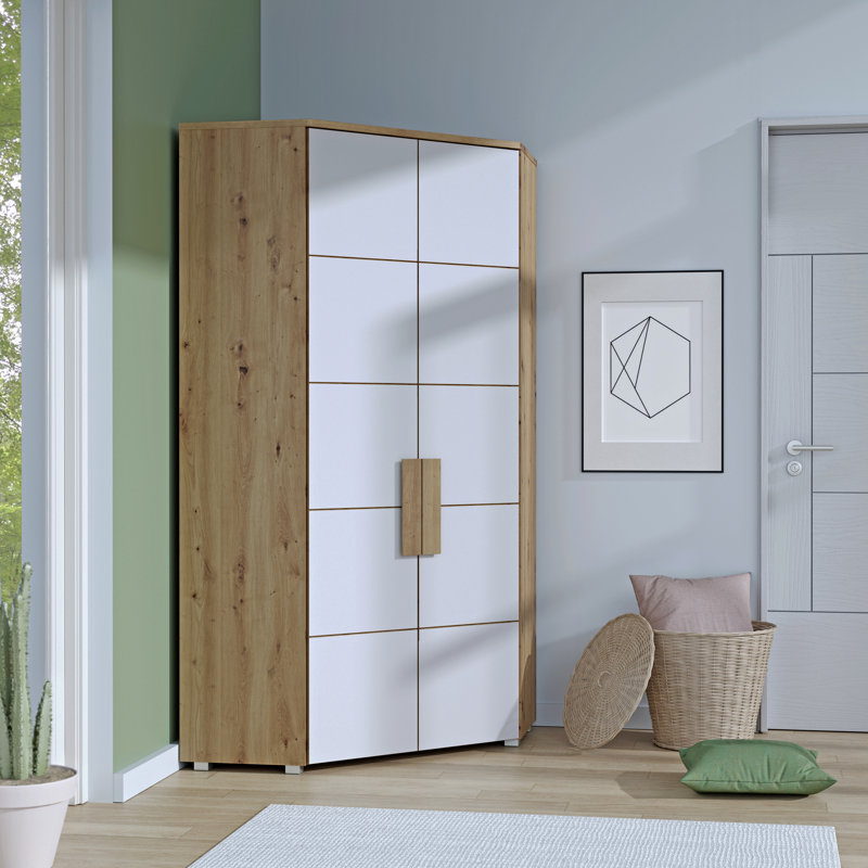 Raylon 2 Door Manufactured Wood Wardrobe