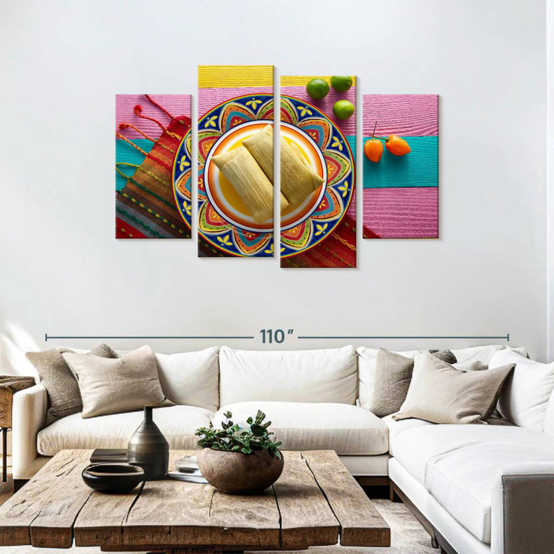 Yarlin Mexican Tamales, 48'' H x 75'' W