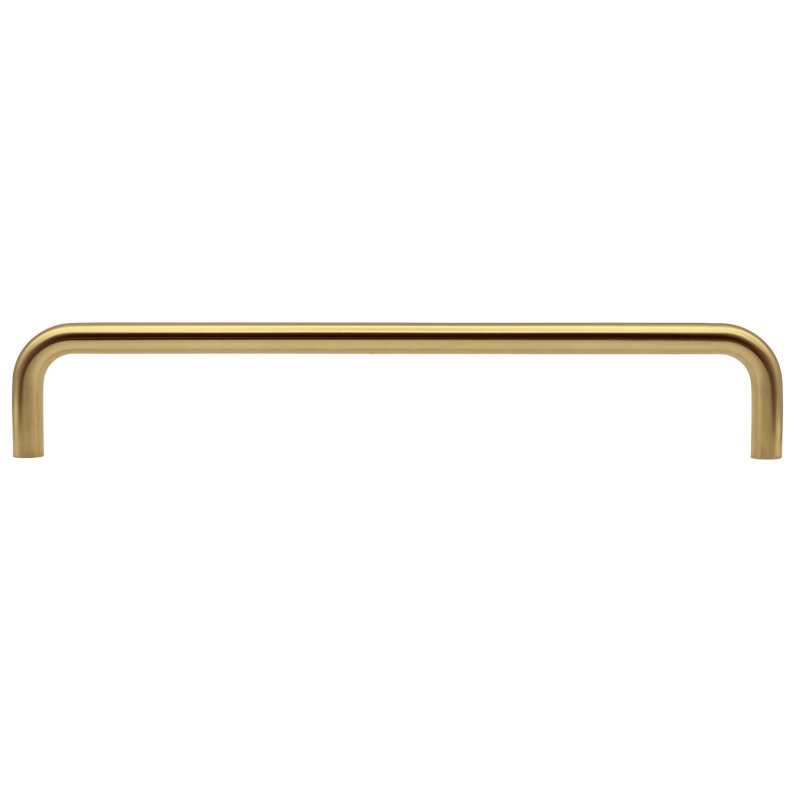 Linnea Stainless Steel Wall Mount Towel Bar, Satin Brass, 24"
