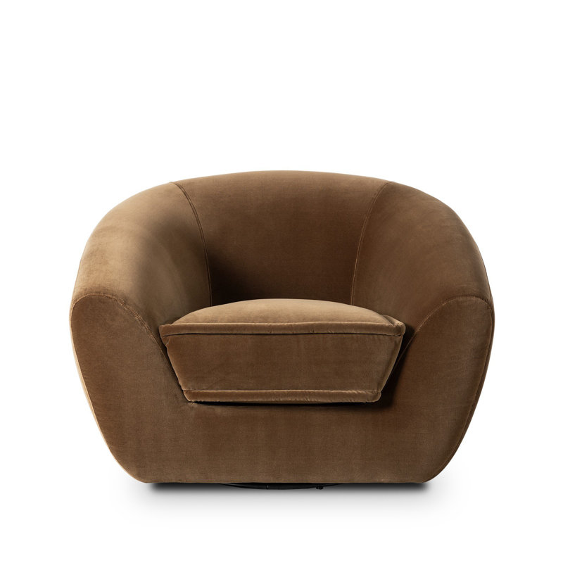 Chantal Swivel Club Chair, Surrey Ochre