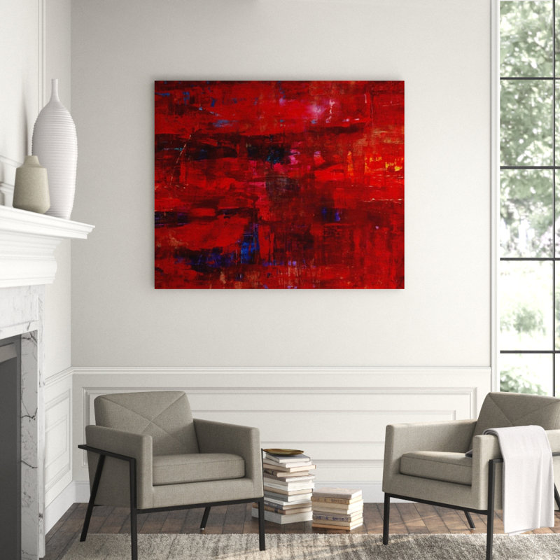 Richter Scale Painting by Chelsea Art Studio, 50" H x 60" W, Image Knife Gel