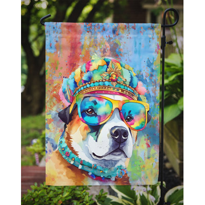 Drapeau de jardin Hippie Dawg