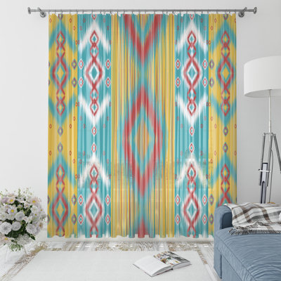 Semi Sheer Curtain Pair