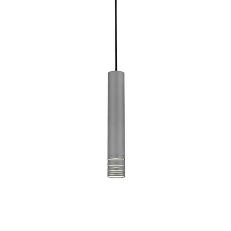 Milca 1 - Light Pendant, Gray, 14.625" H x 2.375" W x 2.375" D