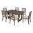 Venn Extendable Dining Table Set with Upholstered Chairs-2037724516-2027282592