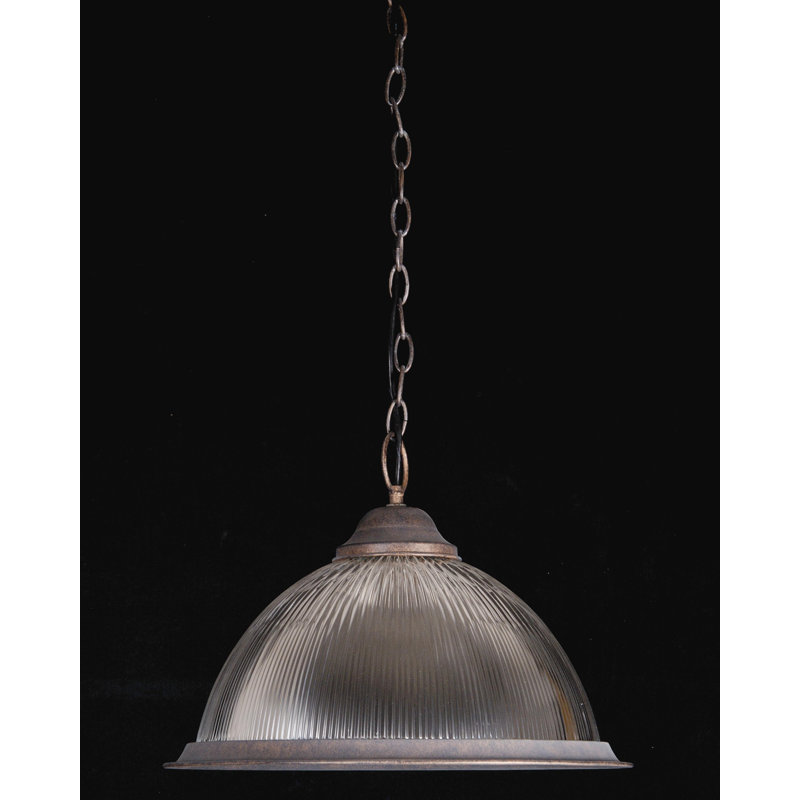 Opal 1 - Light Copper Dome Pendant