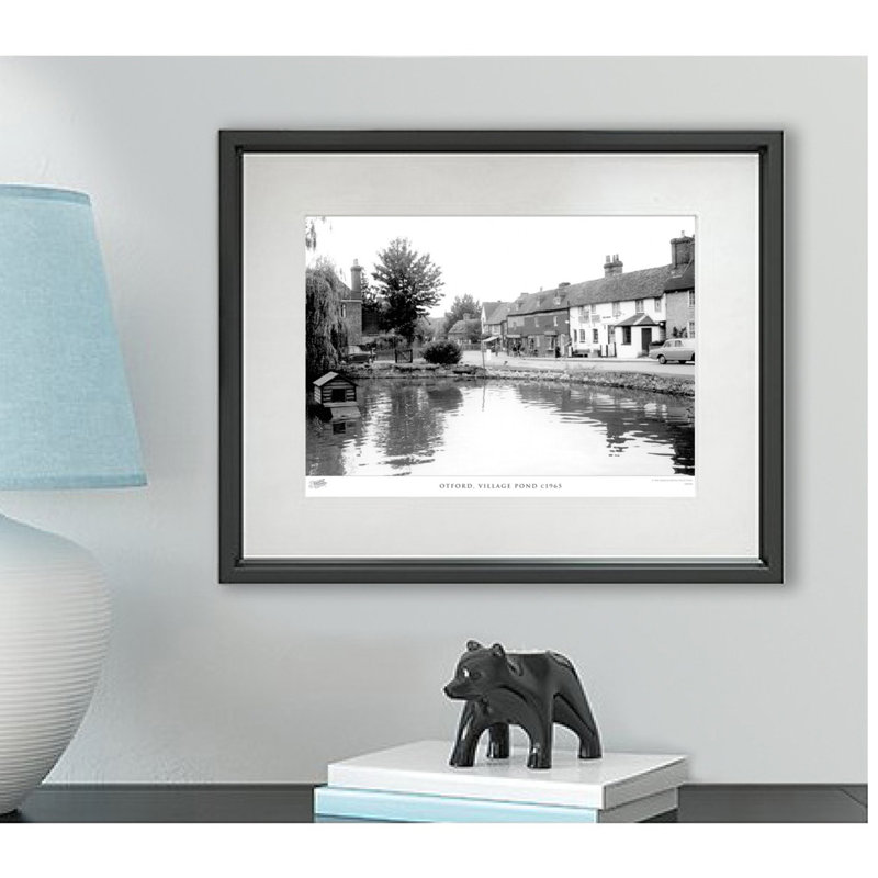 Otford, Village Pond C1965 by Francis Frith - Single Picture Frame Print, 28cm H x 36cm W x 2.3cm D