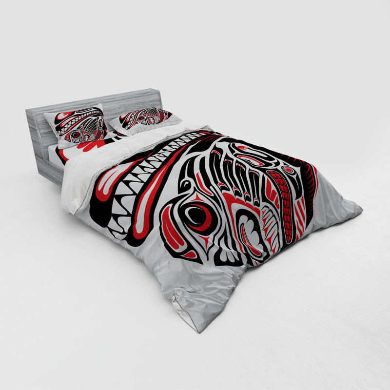 Eclectic Polyester Duvet Cover, Queen Duvet Cover + 3 Additional Pieces