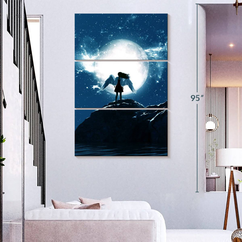 Ange lune Leisha, H 74 po x l 48 po