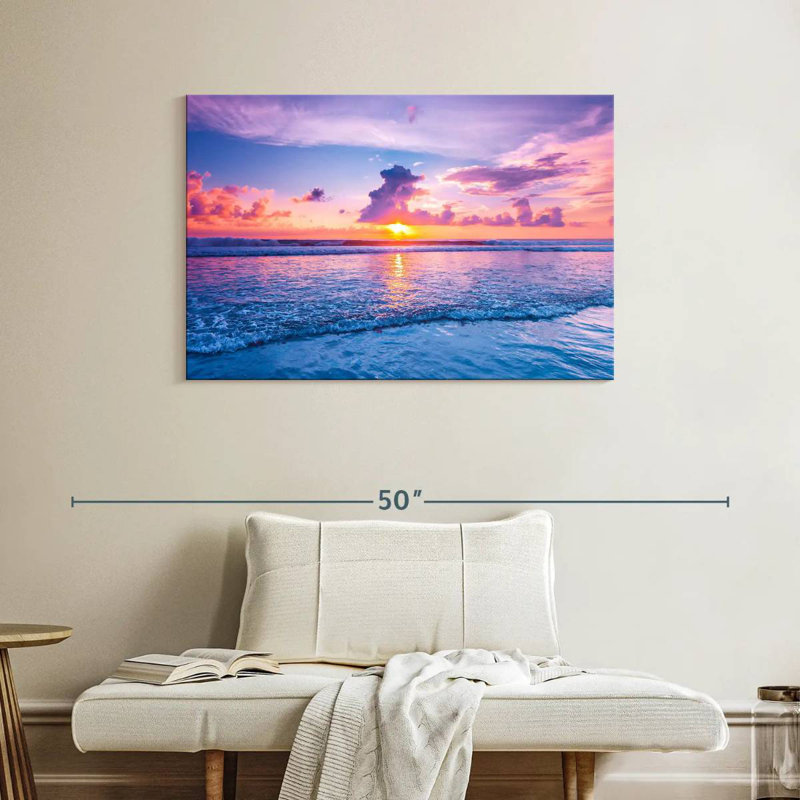 Coucher de soleil Gillard Seminyak, H 26 po x l 39 po