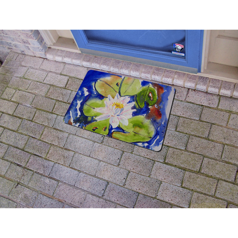 Tapis d'entrée / extérieur antidérapant Lily, Rectangle 1 pi 6 po x 2 pi 2 po