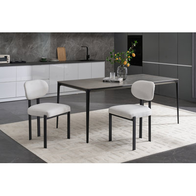 Ensemble de 2 chaises de salle à manger modernes