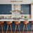 5-Light Dimmable Kitchen Island Linear Pendant