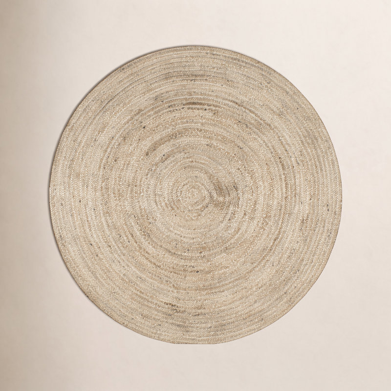 Tapis en jute naturel Aevry, Rond 6 pi