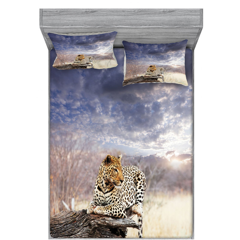 Microfiber Sheet Set, Queen Sheet Set + Fitted Sheet + 2 Pillowcases