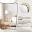 Miroir de salle de bain Contemporary Cadre en acier inoxydable-54144113-58363945