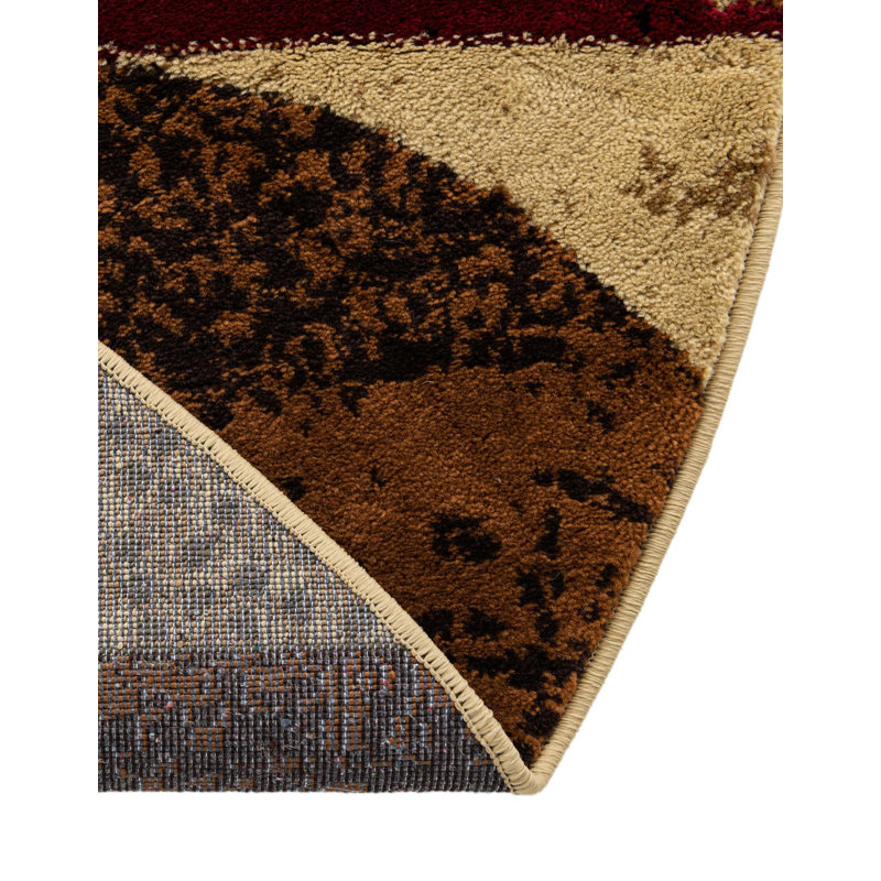 Cafe Geometric Indoor Rug, Oval 7'10" x 10'