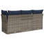 62cm Wide Patio Sofa with Cushions