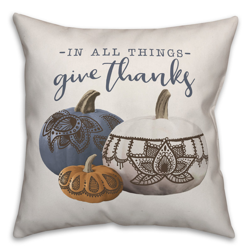  Square Pillow Cover & Insert, 16" x 16"