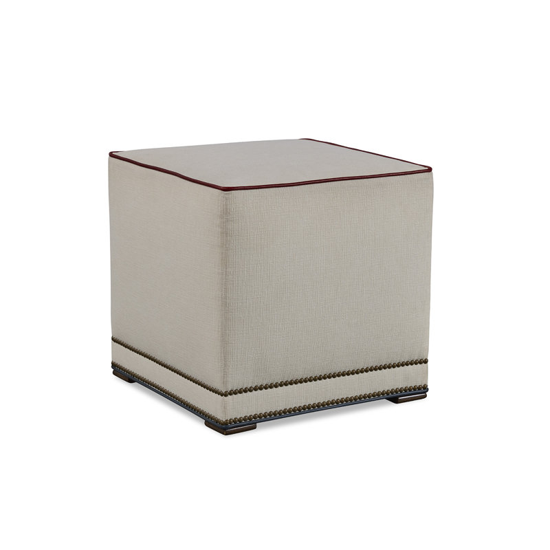 Lulu Square Ottoman, Wild Dunes Natural