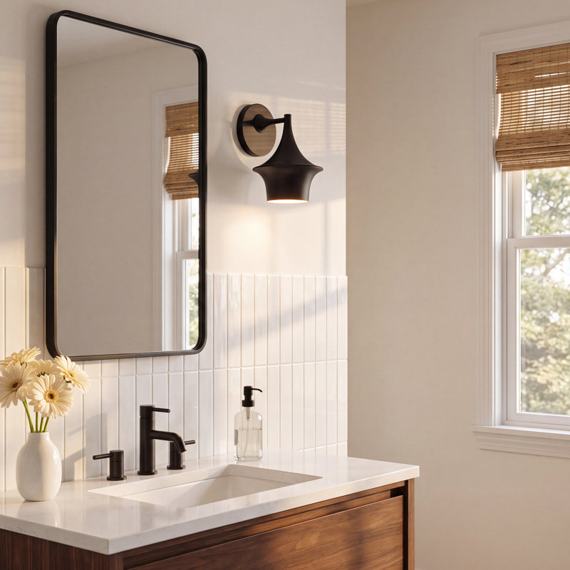 Alexia Vanity Light, Matte Black