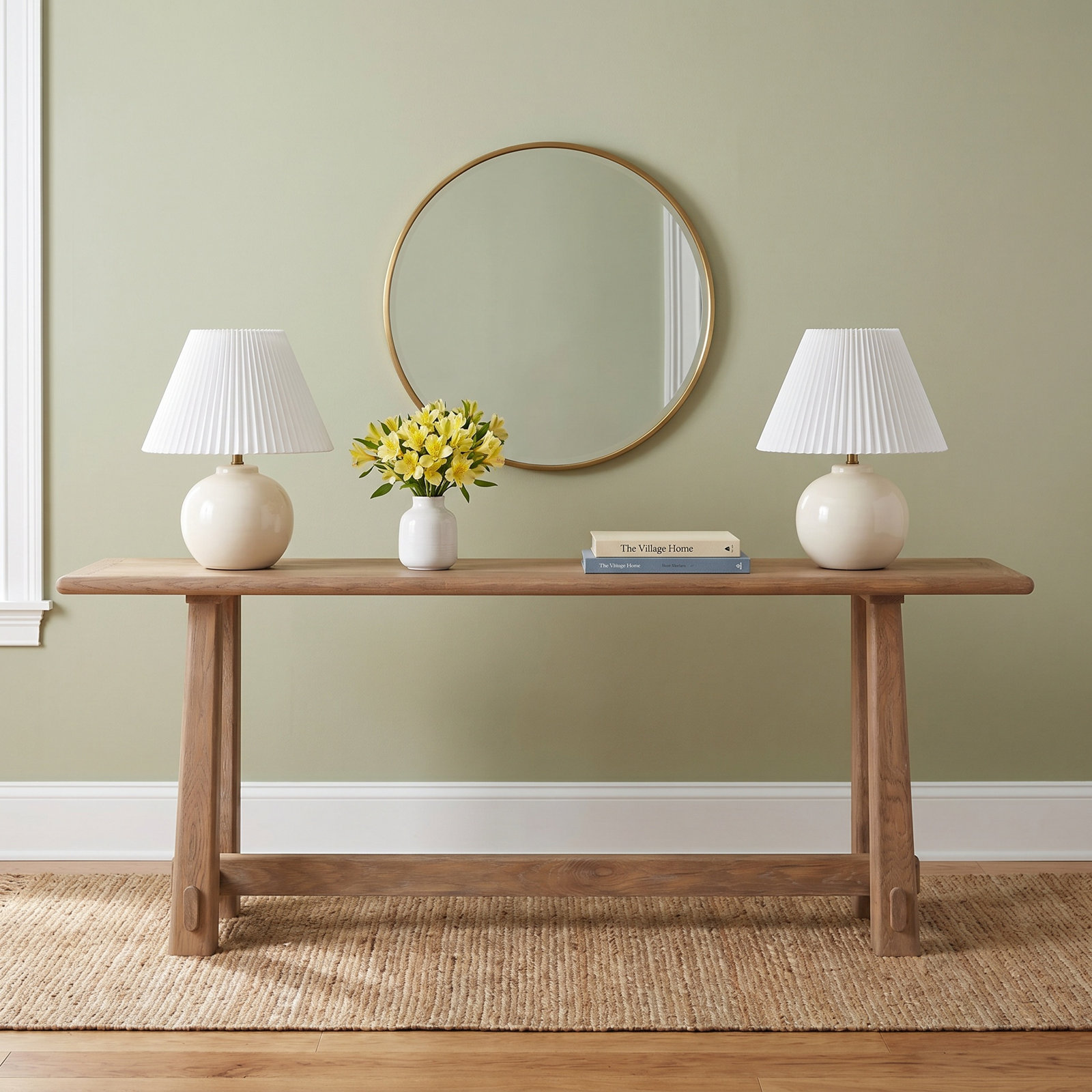 Hayes 76" Console Table, Brown