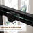 36 In. W X 72 In. H Square Double Sliding Framed Corner Shower Enclosure In Matte Black With 1/4 In. Clear Glass-123033925