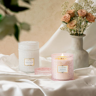 Rose, Ylang Ylang Scented Jar Candle