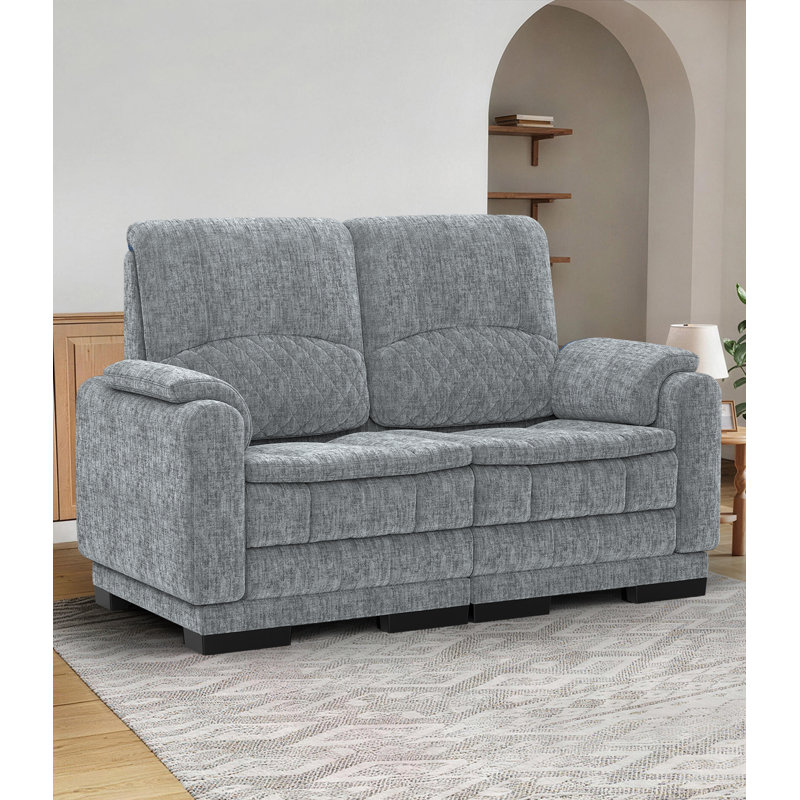 Modular Sectional Sofa Couches,Comfortable Boneless Cloud Couch, Modern Loveseat Sofa Cozy Deep Seat Sofa For Living Room