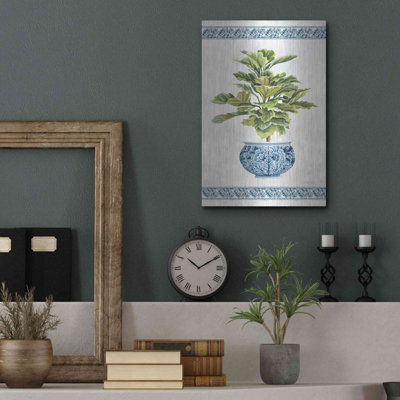 Alcott Hill 'Chinoiserie Fig II' by Cindy Jacobs, Metal Wall Art
