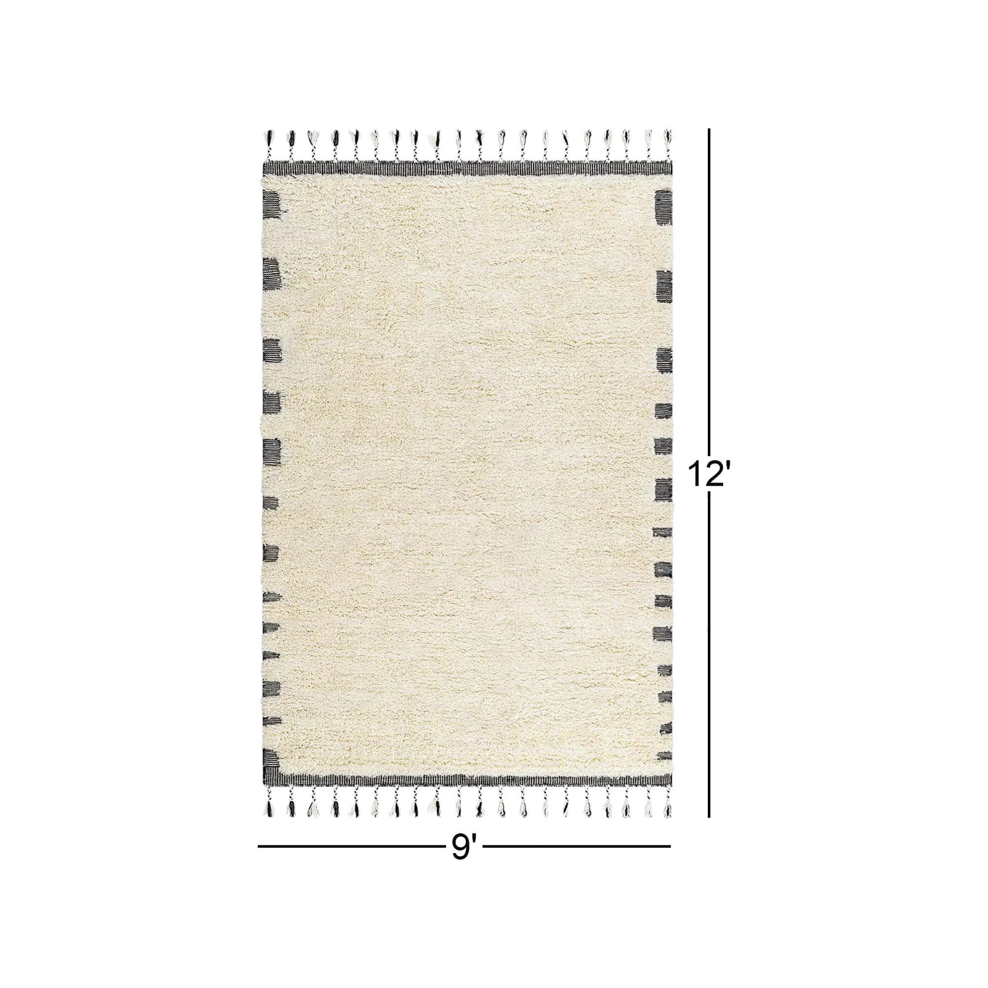Amiela Wool Rug, Rectangle 9' x 12'
